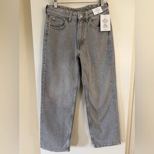 NWT H&M Kids Gray Loose Fit Jeans, Boys Sz 12